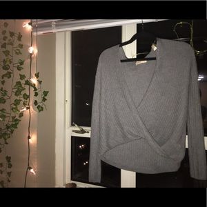 Long Sleeve Grey Sweater